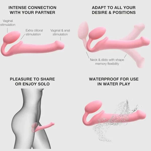 Strap-On-Me Small Bendable Strapless Dildo - Image 6