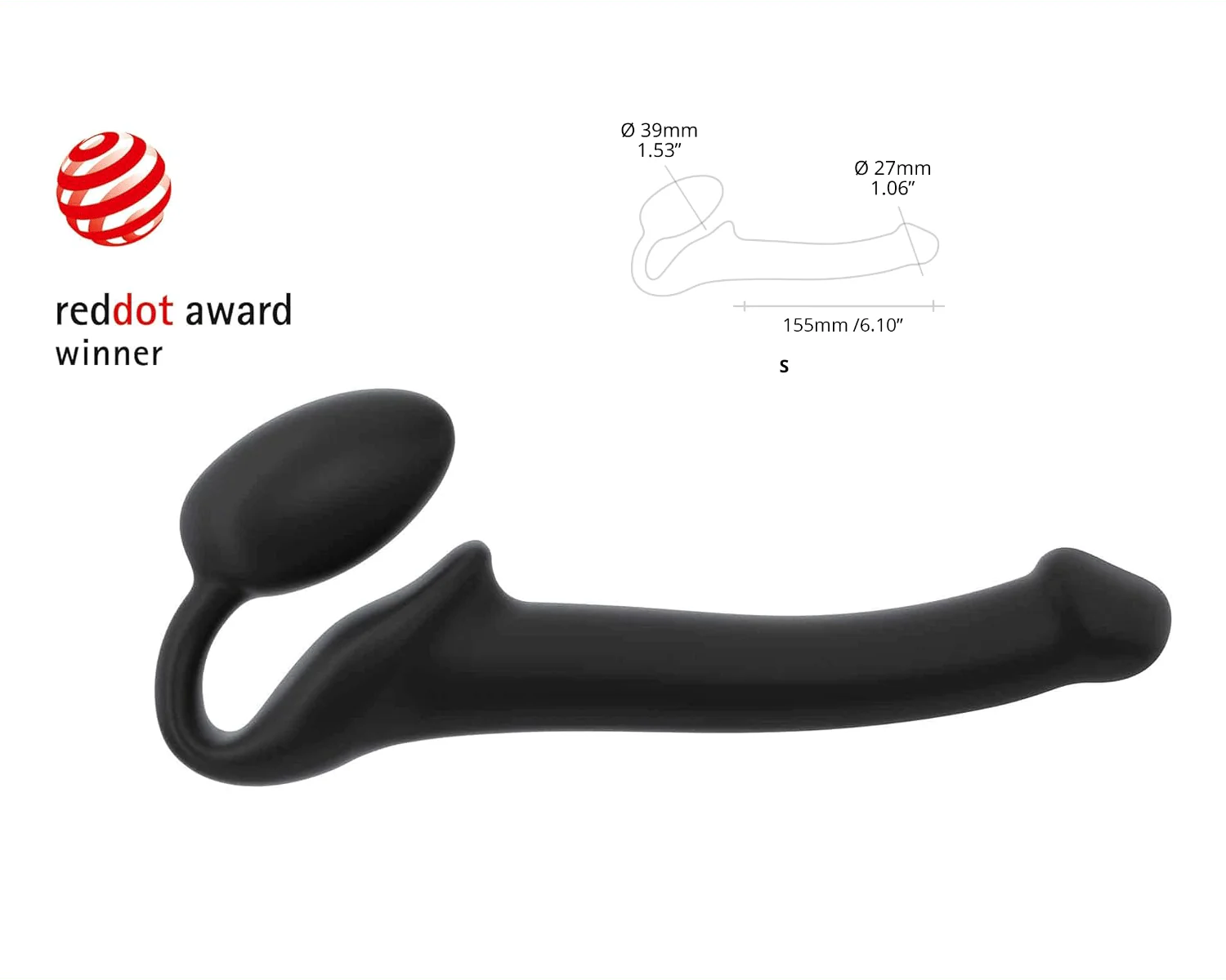 Strap-On-Me Small Bendable Strapless Dildo - Image 7