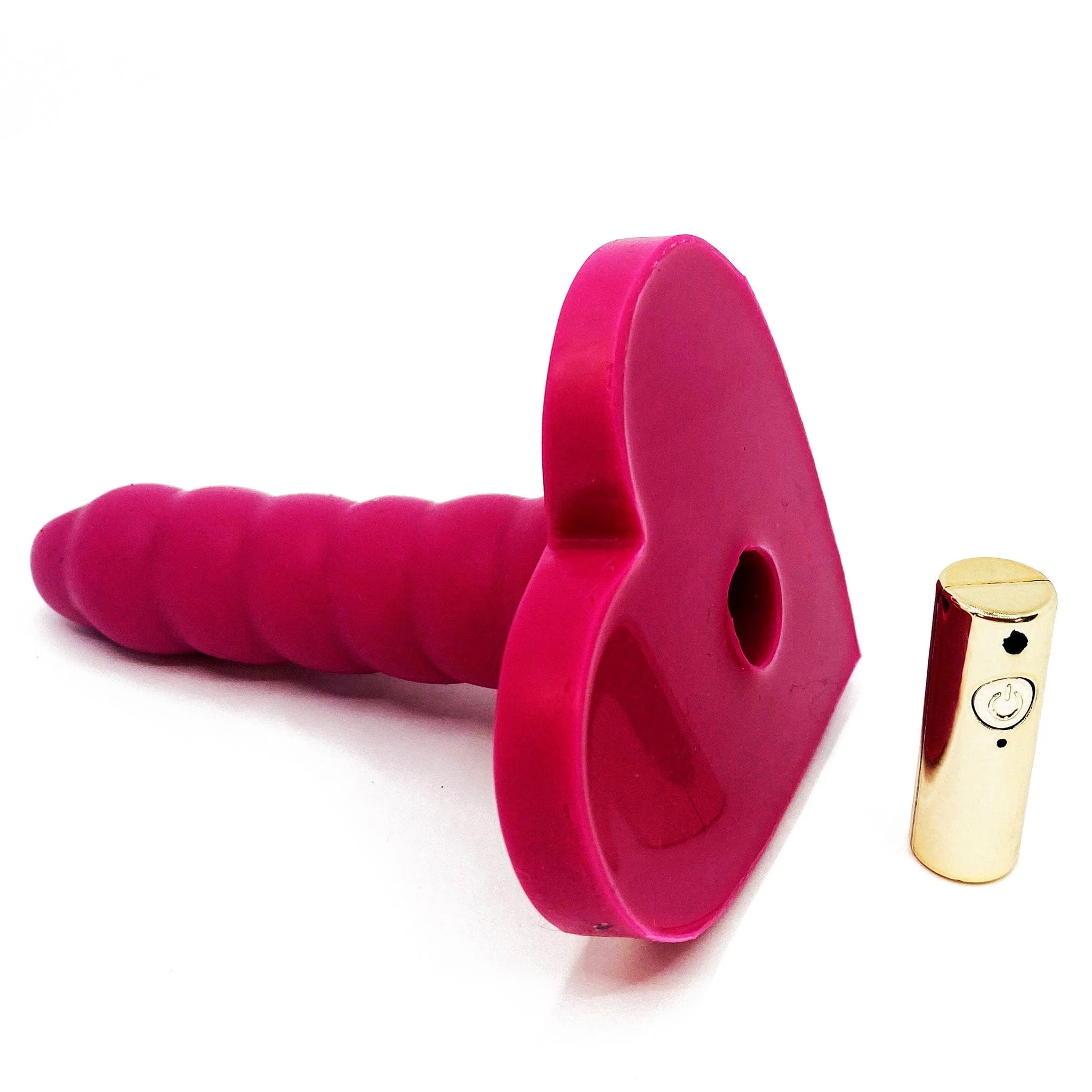 Cupid 5 Curved Vibrating Silicone Dildo - Image 5