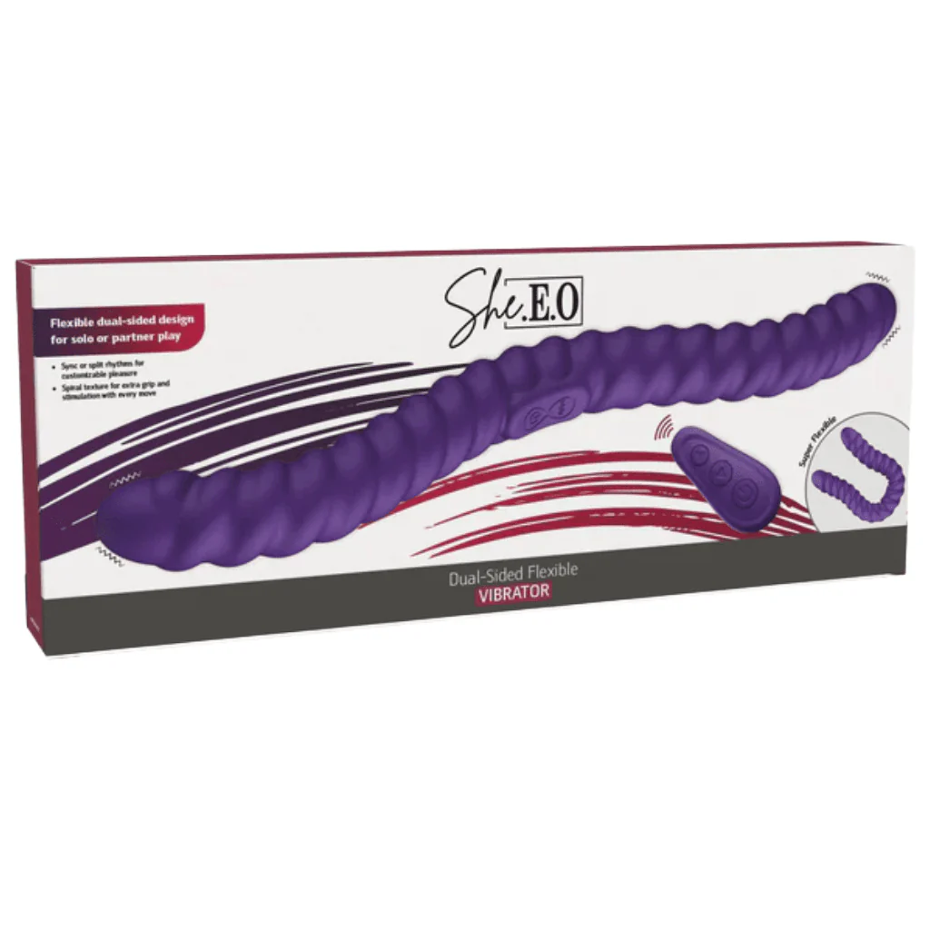 Double-Ended Flexible Vibrator with Remote Control - Image 8