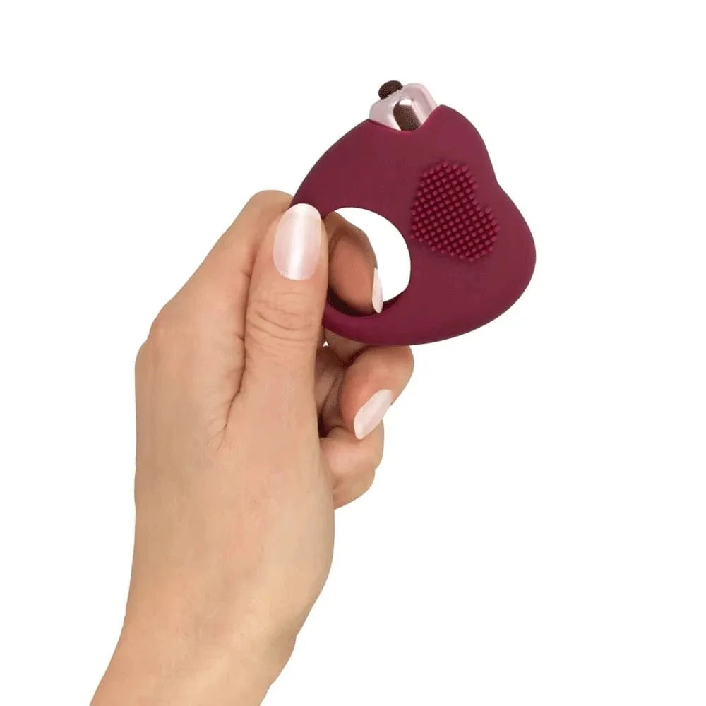 Heart Vibrating Cock Ring - Image 2