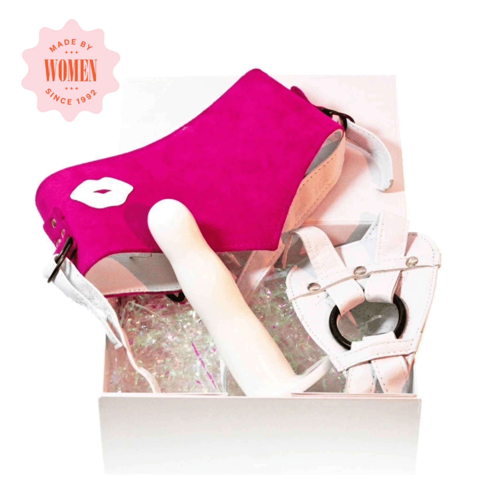 Love Super Strap On Silicone Dildo Set