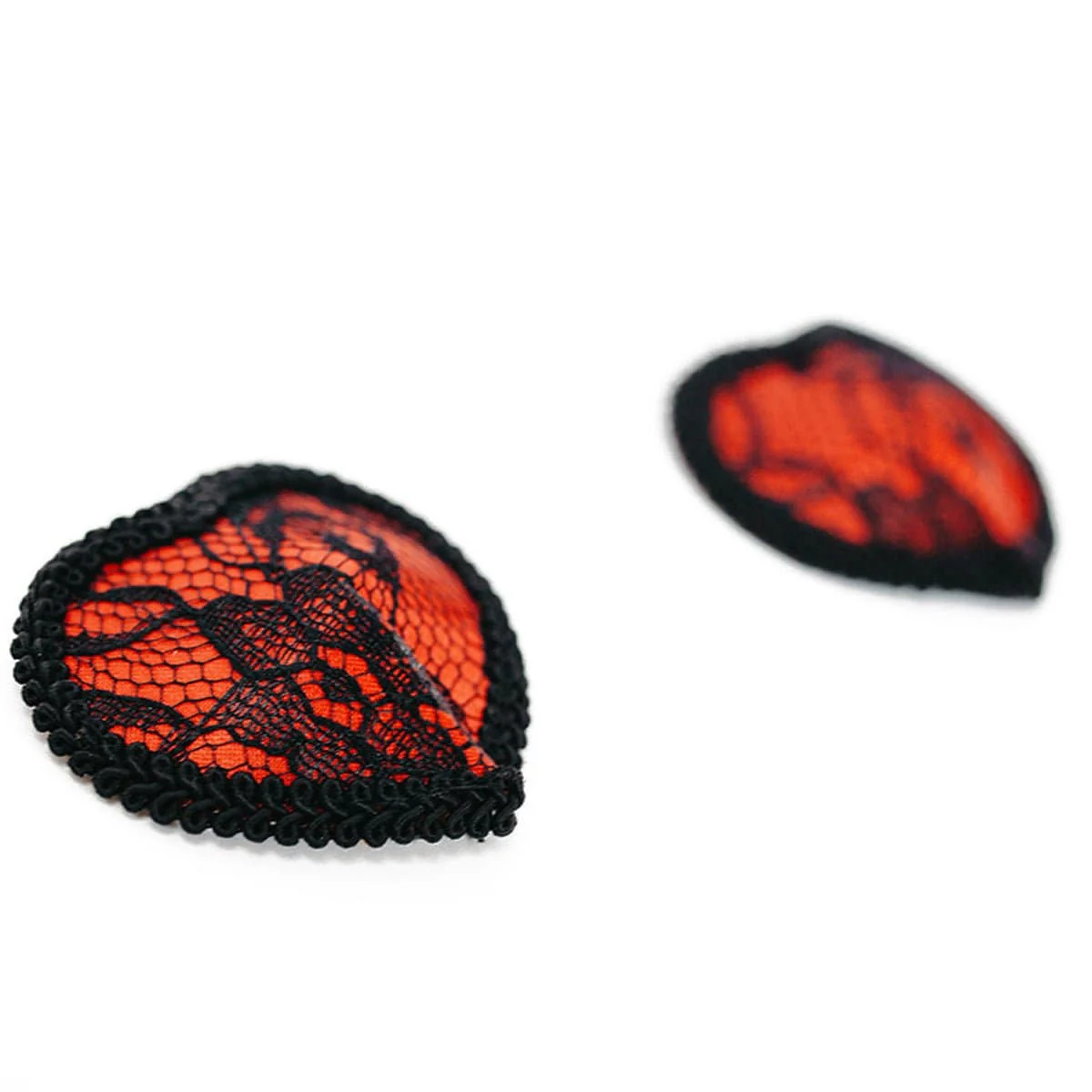 Red Lace Heart Pasties