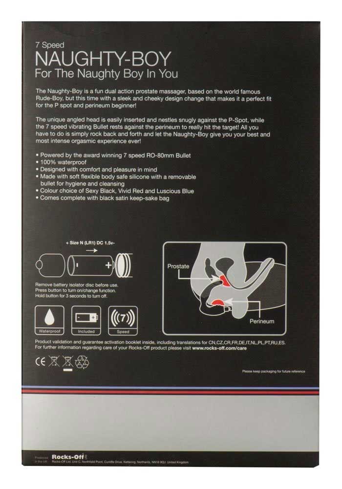 Rocks Off Naughty Boy Prostate Massager - Image 5