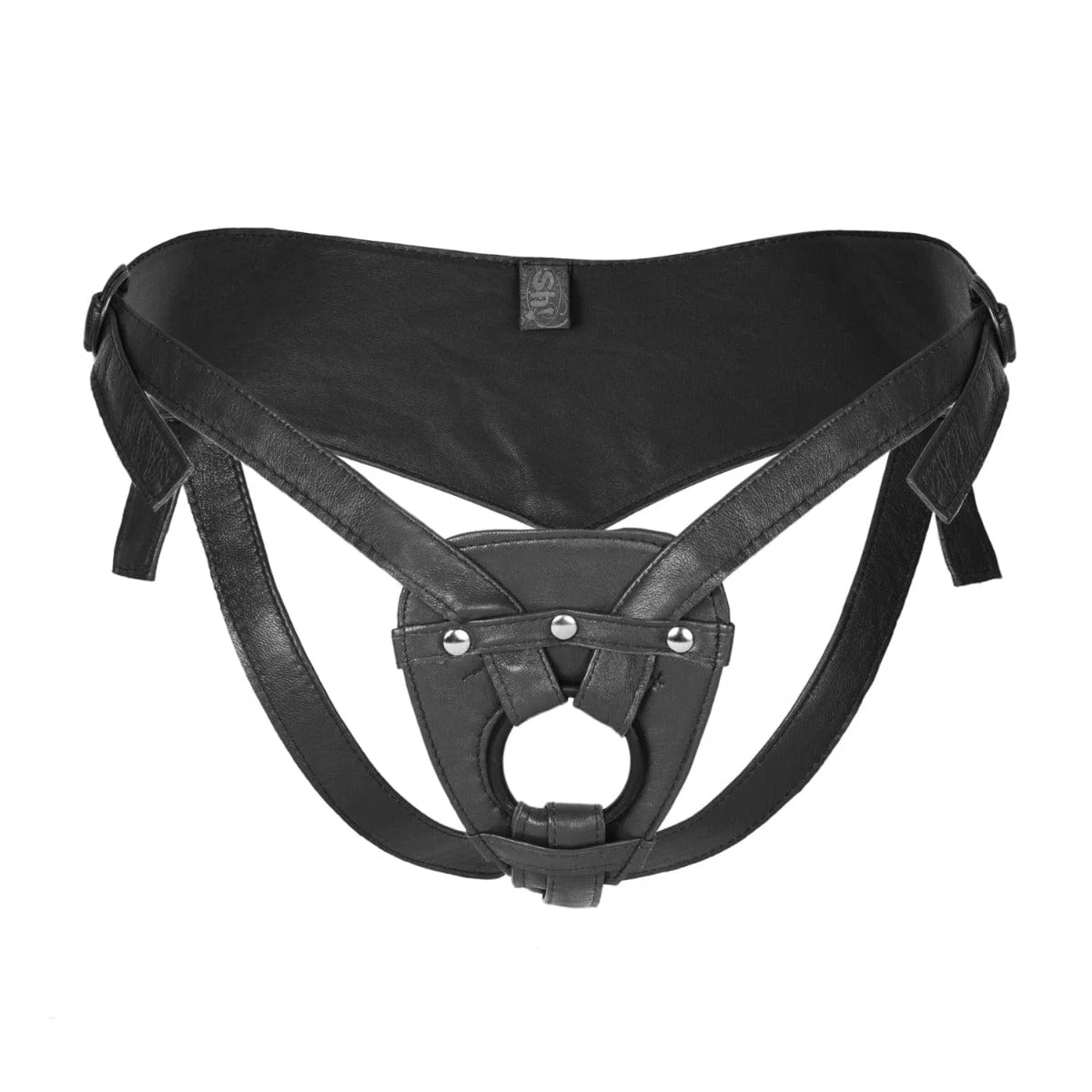 Sh! Pride Rainbow Corset-Back Strap On Harness - Image 4