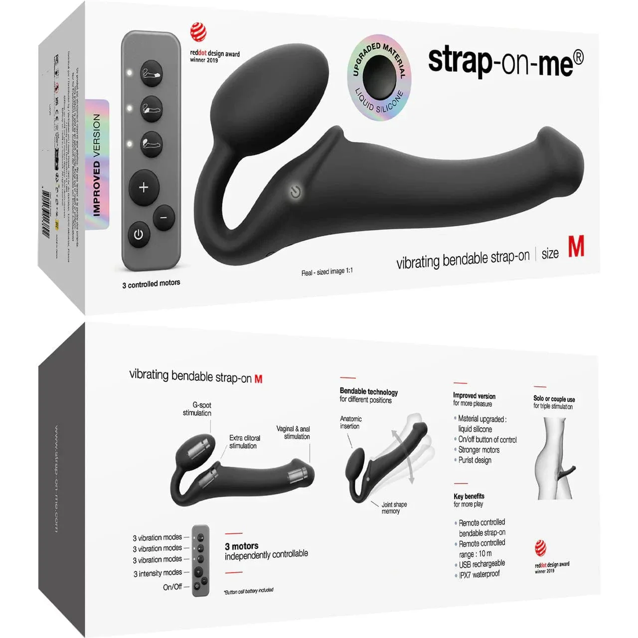 Strap-On-Me Vibrating Strapless - Image 5