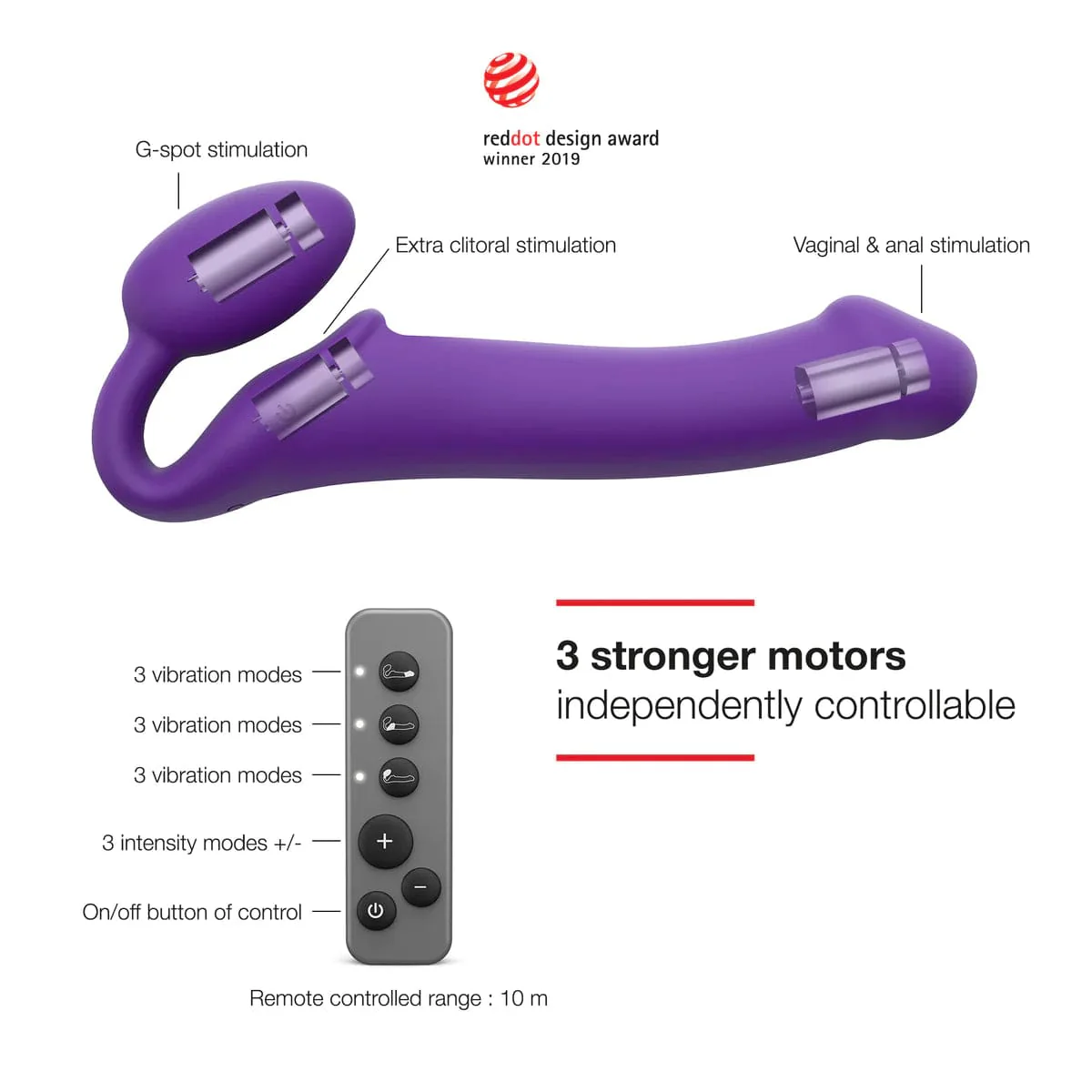 Strap-On-Me Vibrating Strapless - Image 7