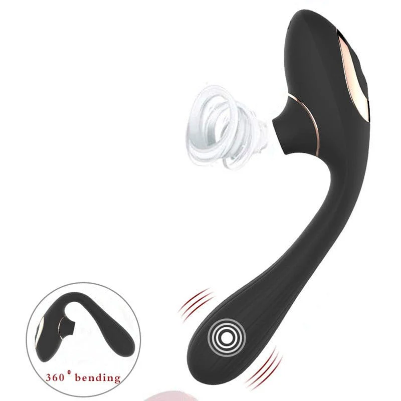 Tina Bendable Double Suction Vibe - Image 4